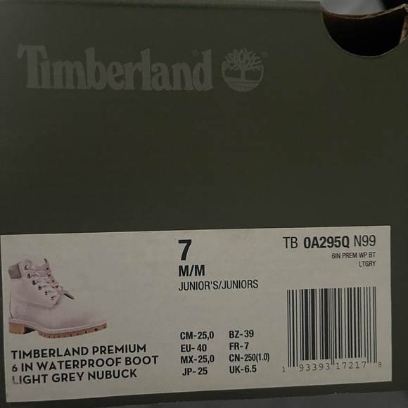 Grey timberland premium 6 inch - Picture 2 of 2